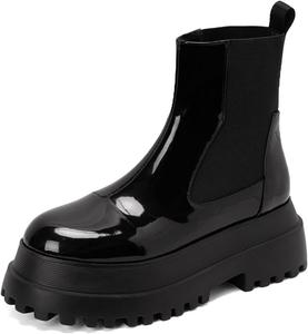 Женские ботильоны Roimaash на платформе, 160 Patent-Black