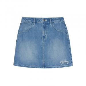 MLB Нью-Йорк Янкиз SS25 джинсовые короткие юбки женские светло-голубой