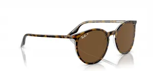 Солнцезащитные очки Ray-Ban унисекс Rb2204 круглой формы, Havana on Transparent/Brown Polarized