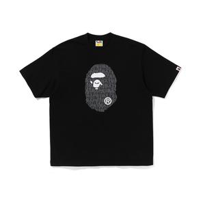 Футболка с логотипом A BATHING APE, черная