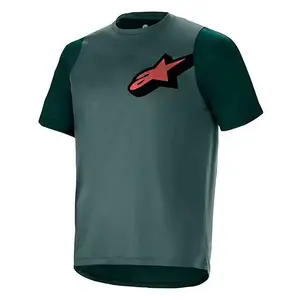 Джерси эндуро с коротким рукавом Alpinestars A-Dura Lipan, зеленый