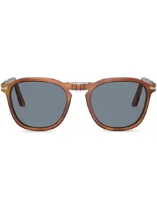 Солнцезащитные очки в квадратной оправе Persol, коричневый