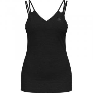 Майка bl top v-neck singlet natural Odlo, черный