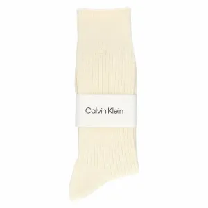 Мужские носки Calvin Klein средней высоты, смесь хлопка и шерсти, дезодорирующие, ребристые, с одноточечным рисунком.