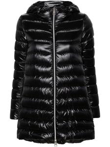 Herno пуховик с капюшоном, черный