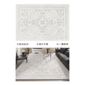 Y U-LIVE Ковер 300х400 см невпитывающий, в винтажном французском стиле Eternal Flowers, для гостиной/спальни, моющийся, из искусственной шерсти