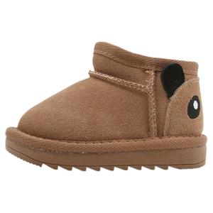 Противоскользящие, износостойкие, легкие, теплые, детские ботинки Crew для младенцев и малышей MAIBUXIONG, коричневый