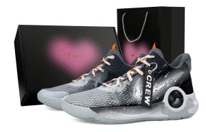 Баскетбольные кроссовки KD Trey 5 IX, износостойкие, средний верх, унисекс, серо-черные Nike, Gray Black