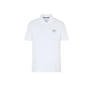 Поло с коротким рукавом EA7 EMPORIO ARMANI Tennis Club Pq, белый