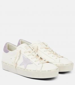 Hi Star замшевые кроссовки Golden Goose, White/Lilla/Lilac