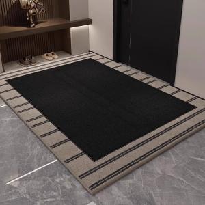 Katifia Ковер 120х180 см Katifeiya High-End Light Luxury для прихожей, грязеотталкивающий, нескользящий, Sumu Grid - Inner Black Frame