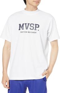 Футболка Move Sports DMMWJA52 с высоким воротником и коротким рукавом Descente, белый