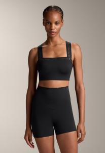 Топ OYSHO COMPRESSIVE CUTWORK, Black