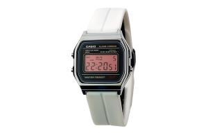CASIO Кварцевые часы Retrofit Series с силиконовым ремешком, мужские часы с черным циферблатом