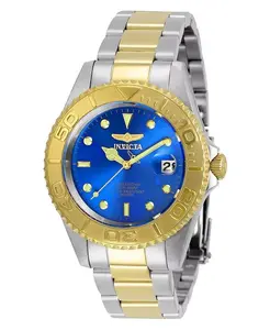 Мужские часы Pro Diver Quartz 3 Hand с синим циферблатом, модель 29942 Invicta, серебряный