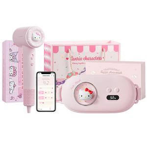 Пояс для прогревания живота Sanrio, op4 abdominal heating belt-hello kitty smart edition+hello kitty hair dryer sanrio box
