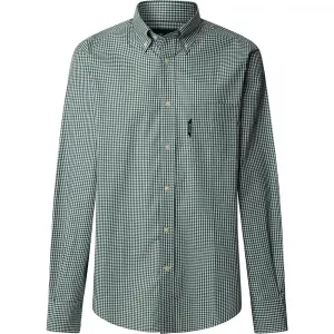 Façonnable Gingh Pop рубашка с длинным рукавом, зеленый