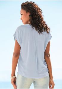 Блуза LASCANA Blouse, Himmelblau/Blue