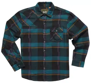 Мужская фланелевая рубашка Howler Brother Harker's Howler Brothers, цвет Backdrop Plaid Phntom Bl