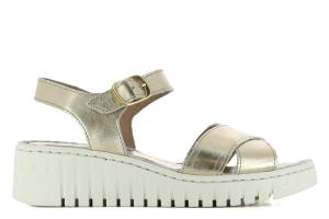 Босоножки Julia на танкетке Camila'S, золотой
