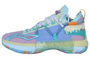 Баскетбольные кроссовки Speed 6 мужские высокие синие Lining