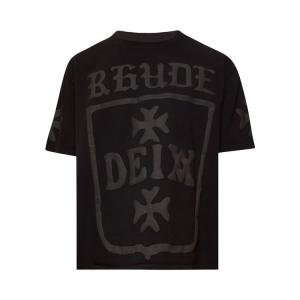 Футболка Rhude Deix Shield Oversized Tee, Black