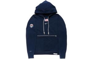 Толстовка мужская темно-синяя Nike, темно-синий