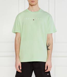 Футболка Tommy Jeans LINEAR LOGO Regular Fit, зеленый