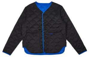 Clot Куртка унисекс, черный, без воротника, средней жесткости, двусторонние