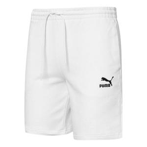 Шорты logo club shorts 'white' Puma, белый