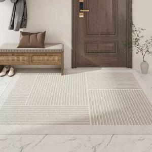 AOVOC Ковер 120х140 см из ПВХ, для входной двери, водонепроницаемый, нескользящий, римский узор, 09