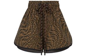 FENDI Шорты Casual, размер M, женские, коричневые