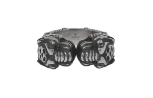 GUCCI Серебряное кольцо для мужчин Silver