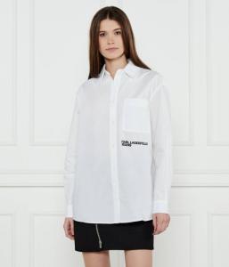 Рубашка Karl Lagerfeld Jeans Relaxed Fit, белый