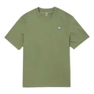 Футболка cotton overfit t-shirt 'green' The North Face, зеленый