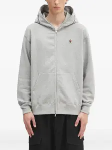 Худи One Point Ape Head Shark на молнии A BATHING APE, серый