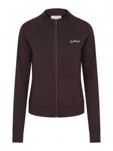 LeGer by Lena Gercke Толстовка с молнией 'Simone' в темно-коричневом цвете