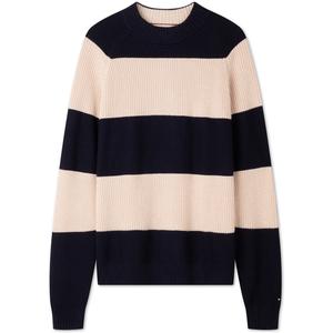 Tommy Hilfiger Свитер Unisex Navy Blue Beige Stripes