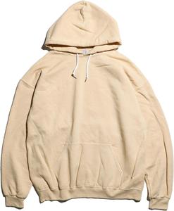Толстовка унисекс с капюшоном и эффектом овердай от Jerseys Jerzees, светло-бежевый