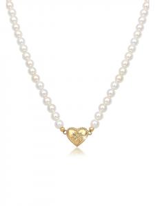 Elli Колье из серебра 925 пробы с изображением эдельвейса и сердца, традиционное ювелирное украшение в золоте