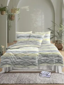 Комплект постельного белья Mako-Satin Wave 8610, цвет Sage, размер 155x220+80x80 Irisette