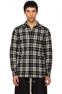 Rick Owens Черная храмовая верхняя рубашка