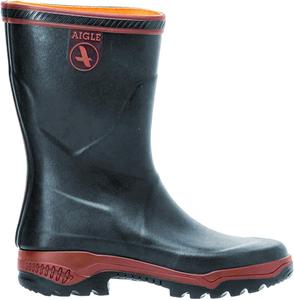 Мужские резиновые сапоги Aigle Wellington, дождевые, размер 3.5 UK, зеленый/бронзовый