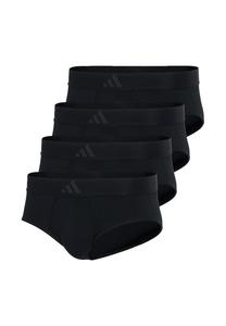 Трусы / трусы комплект из 4 шт. активный flex хлопок 3 полоски Adidas, черный