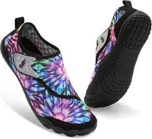 Водные тапочки JIASUQI для женщин и мужчин, босоножки для плавания и пляжа, быстро сохнущие водные сандалии для взрослых, Bright Floral