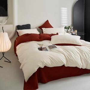 UJNHGQ Комплект постельного белья обратный мягкий цветной Color 3