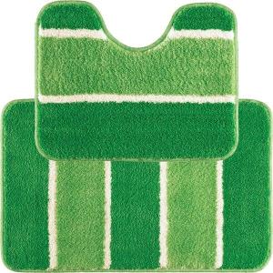 Коврик для ванной REDBEST + WC-Umrandung Set 2 шт. 2082, 50x18x50 см, зеленый