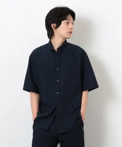 Рубашка из сирсакера с коротким рукавом и пуговицами Comme Ca Ism, цвет Navy