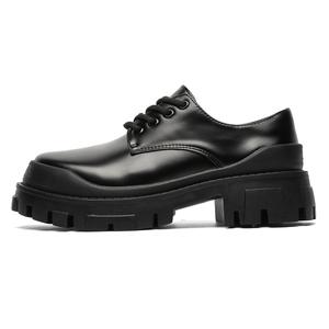 ZHENRAN Низкие повседневные туфли, увеличивающие рост, унисекс, черные