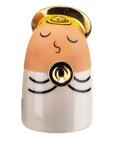 Фигурки ангелов с музыкальными инструментами (набор из двух) Alessi, белый